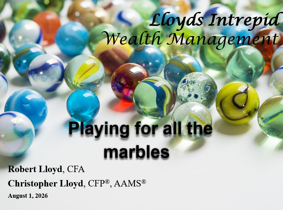 Playing for all the marbles: LIWM Market Update August 2026