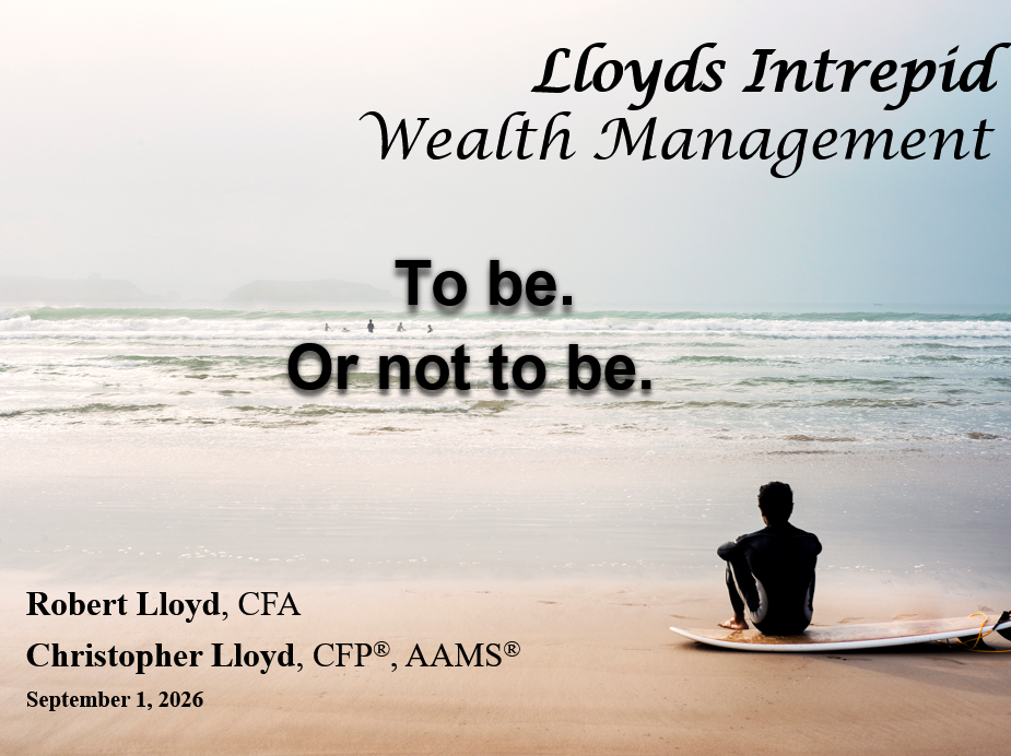 To be; or not to be: LIWM Market Update September 2026
